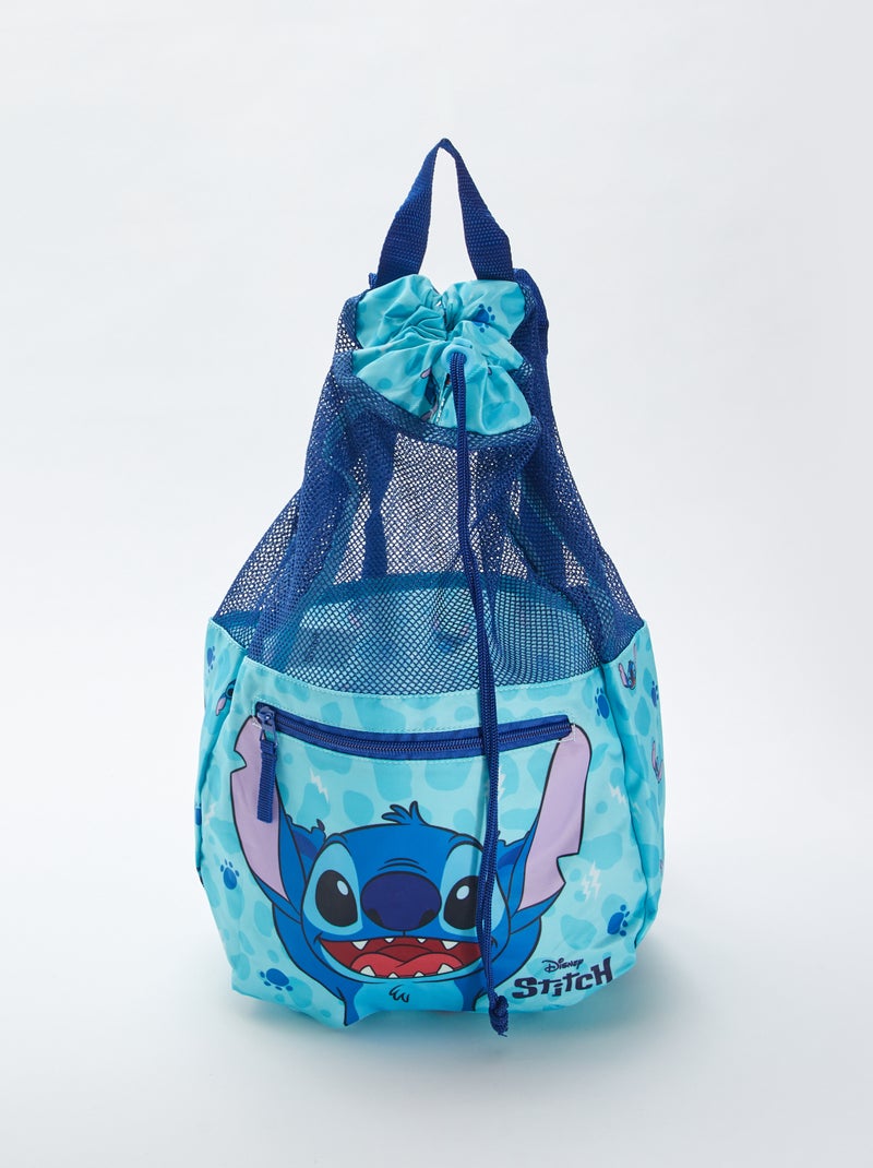 Rugzak met trekkoordjes 'Stitch' 'Disney' BLAUW - Kiabi