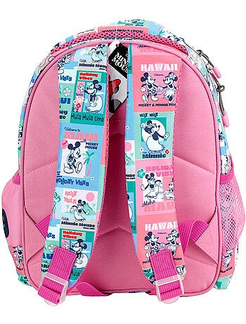 Rugzak Minnie stijl vintage 30 cm met vakken met ritssluiting