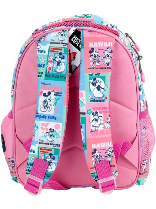 Rugzak Minnie stijl vintage 30 cm met vakken met ritssluiting - Kiabi