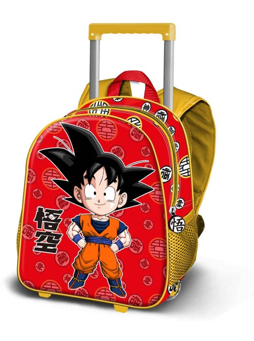 Rugzak op wielen Dragon Ball Z Goten 34 cm telescopische handgreep - Kiabi