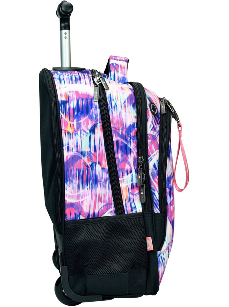 Rugzak op wielen 'Maui & Sons' – Follow The Sun – 48 cm Multicolor - Kiabi