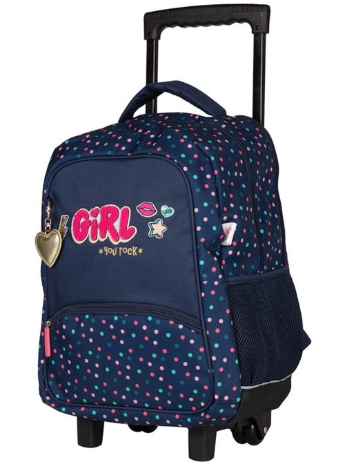 Rugzak op wieltjes - 2 vakken - KIP GIRL - Kiabi Rugzak op wieltjes - 2 vakken - KIP GIRL - Kiabi