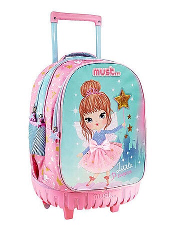Rugzak op wieltjes - Little Princess 45 cm - Meisje