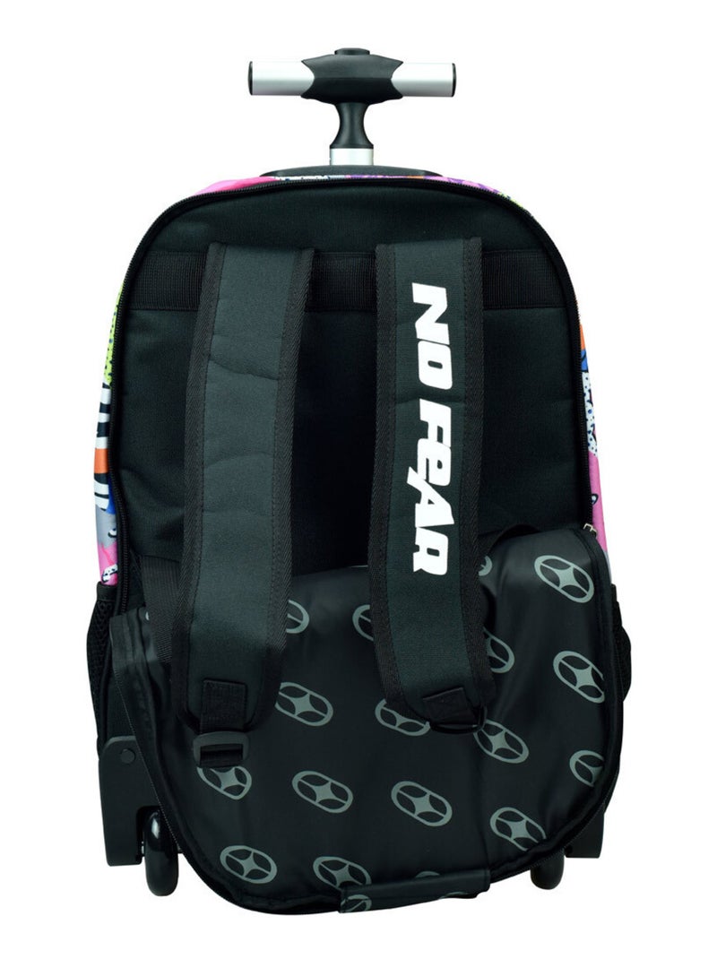 Rugzak op wieltjes - Motief savane - No Fear Multicolor - Kiabi