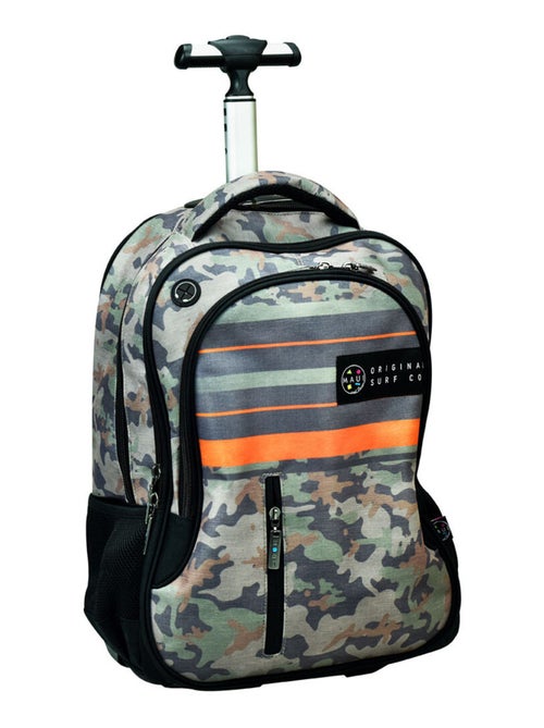 Rugzak op wieltjes - Slijtvast - MAUI Military 48 cm - Kiabi Rugzak op wieltjes - Slijtvast - MAUI Military 48 cm - Kiabi
