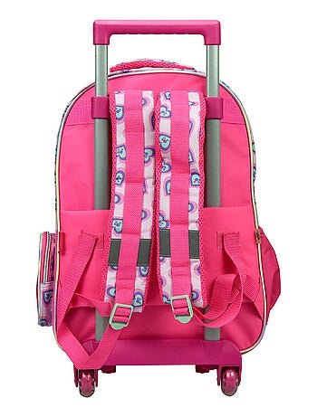 Rugzak op wieltjes 46 cm - Bedrukt Barbie - Officiële licentie