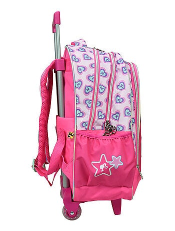 Rugzak op wieltjes 46 cm - Bedrukt Barbie - Officiële licentie