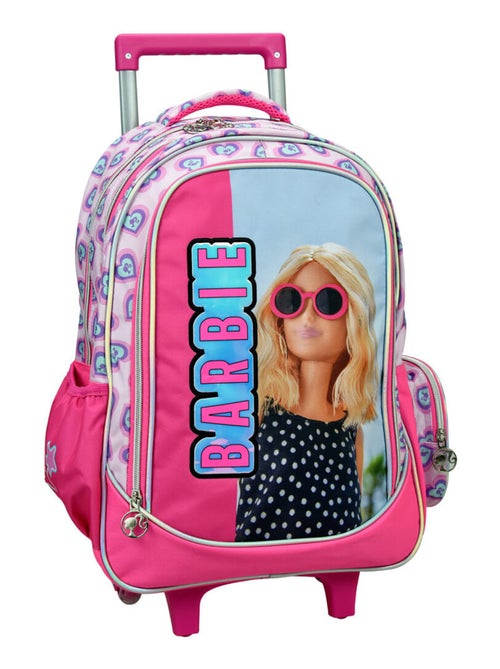 Rugzak op wieltjes 46 cm - Bedrukt Barbie - Officiële licentie - Kiabi Rugzak op wieltjes 46 cm - Bedrukt Barbie - Officiële licentie - Kiabi