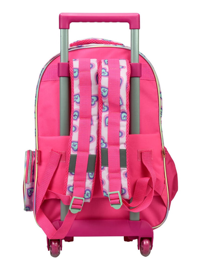 Rugzak op wieltjes 46 cm - Bedrukt Barbie - Officiële licentie N.v.t. - Kiabi
