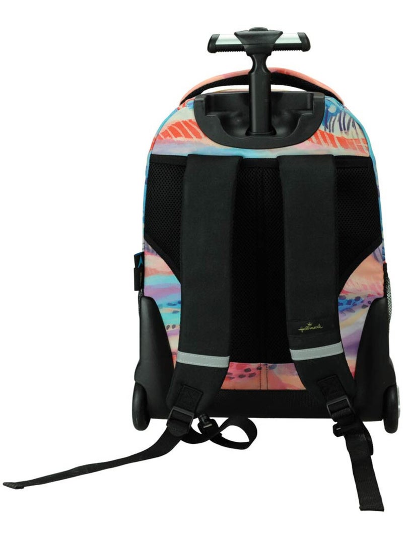 Rugzak op wieltjes 48 cm hoogwaardig - Hallmark Multicolor - Kiabi