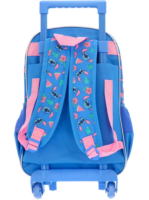 Rugzak op wieltjes 48 cm Lilo & Stitch Stitch Happy 2 vakken - Kiabi