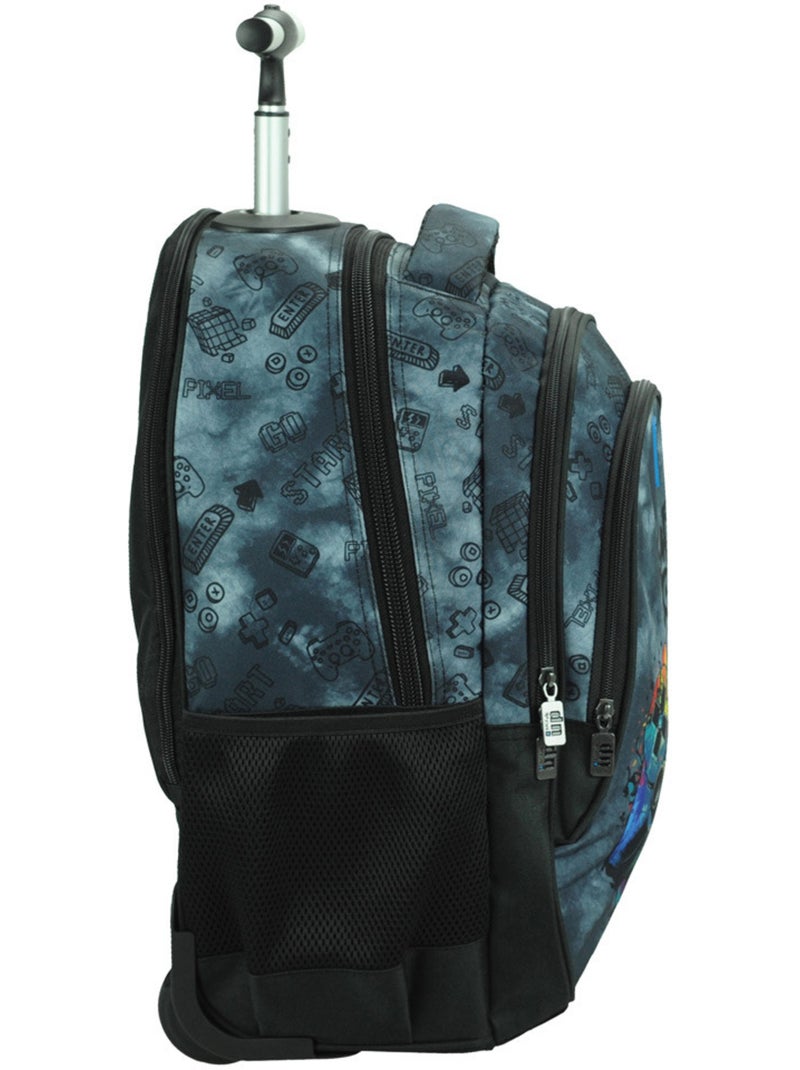 Rugzak op wieltjes – Back Me Up Game Zone 2 vakken – 48 cm – CMP Multicolor - Kiabi