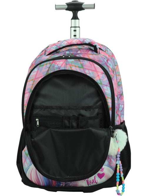 Rugzak op wieltjes – Back Me Up Pastel 2 vakken – 48 cm - Kiabi Rugzak op wieltjes – Back Me Up Pastel 2 vakken – 48 cm - Kiabi