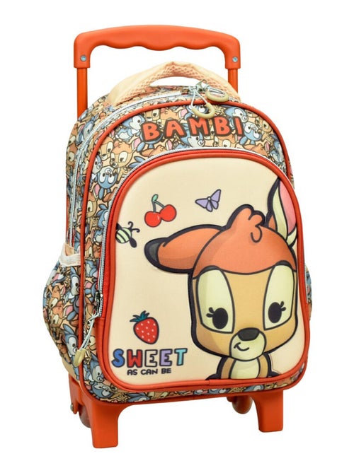 Rugzak op wieltjes Bambi Disney 30 cm trolley voor kleuters - Kiabi