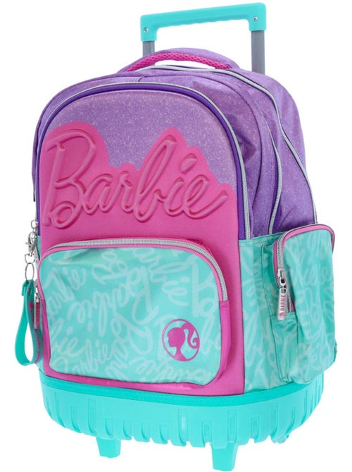 Rugzak op wieltjes Barbie 4 wieltjes met glitters 46 cm - Kiabi Rugzak op wieltjes Barbie 4 wieltjes met glitters 46 cm - Kiabi