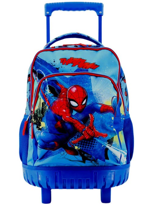 Rugzak op wieltjes bedrukt Spider-Man van polyester - Spider-Man - Kiabi