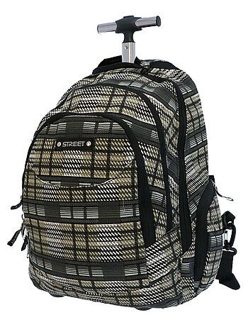Rugzak op wieltjes Canvas 45 cm - 3 vakken (Model 2)
