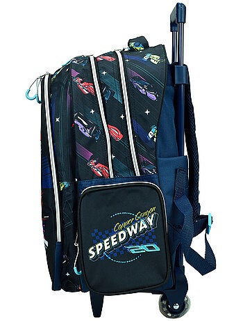 Rugzak op wieltjes Cars Flash Mc Queen 44 cm - Trolley school