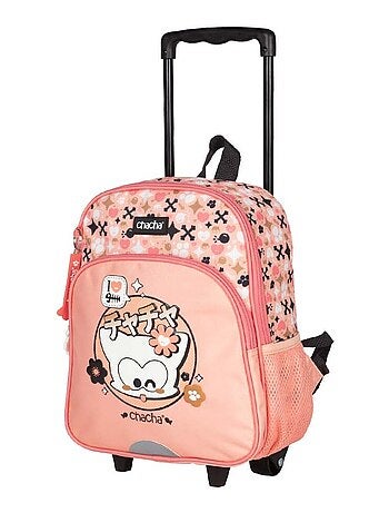 Rugzak op wieltjes 'Hond en Kat' – Chacha voor de kleuterschool - 1 vak – 30 cm