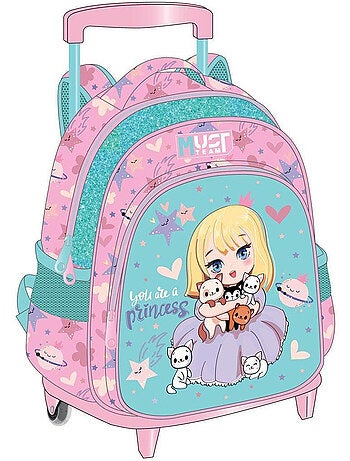 Rugzak op wieltjes CMP 31 cm 'Mimi Team' Princess Cat CMP