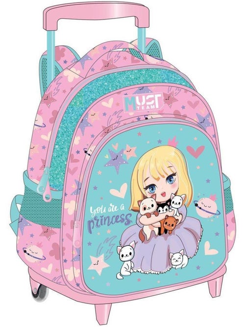 Rugzak op wieltjes CMP 31 cm 'Mimi Team' Princess Cat CMP - Kiabi Rugzak op wieltjes CMP 31 cm 'Mimi Team' Princess Cat CMP - Kiabi