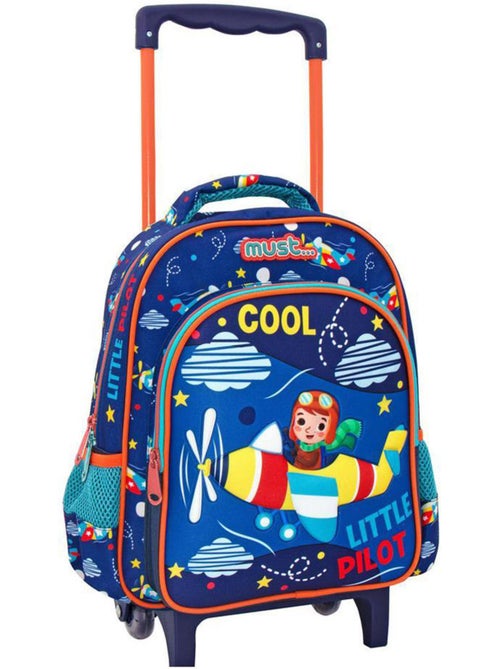 Rugzak op wieltjes CMP pilote 3D met telescopische handgreep 31x27x10 - Kiabi