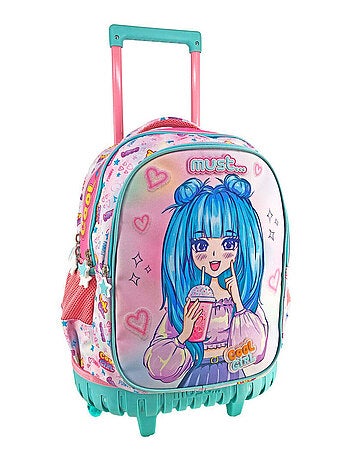 Rugzak op wieltjes Cool Girl Must 45 cm Trolley