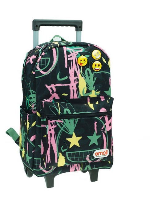 Rugzak op wieltjes Emoji Tag 46 cm Trolley Hoogwaardig - Kiabi