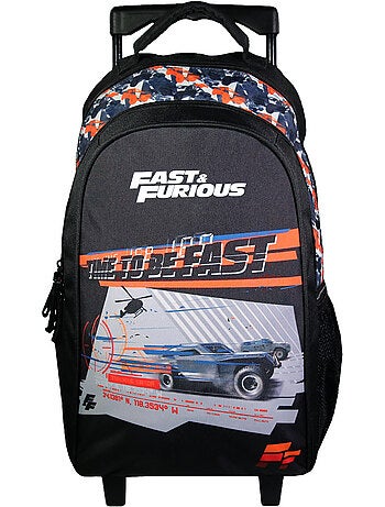 Rugzak op wieltjes – 'Fast and Furious' – 45 cm