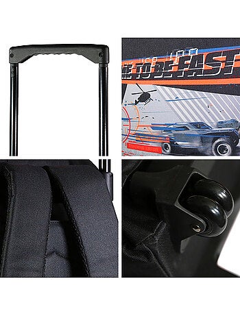Rugzak op wieltjes – 'Fast and Furious' – 45 cm