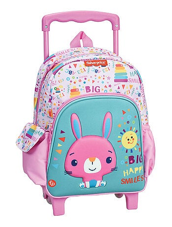 Rugzak op wieltjes Fisher – Price met konijn voor kleuters – 30 cm