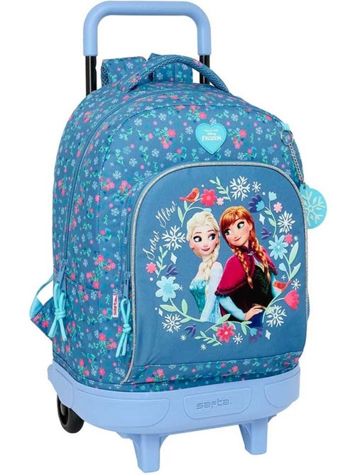 Rugzak op wieltjes Frozen Sisters 2 wieltjes 22 L textiel bedrukt - Kiabi