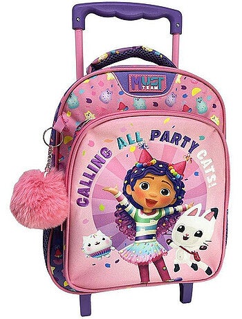 Rugzak op wieltjes Gabby's poppenhuis 31 cm – Candy