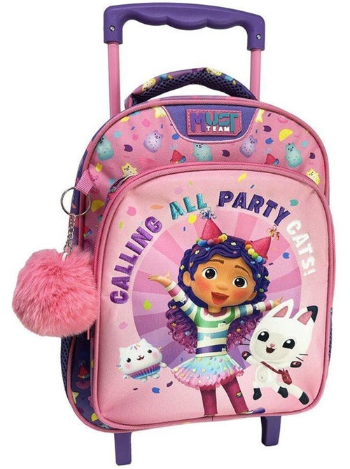 Rugzak op wieltjes Gabby's poppenhuis 31 cm – Candy - Kiabi