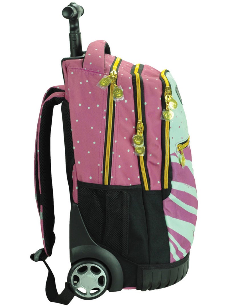 Rugzak op wieltjes 'Hallmark' – Trolley – 48 cm Lichtgroen - Kiabi