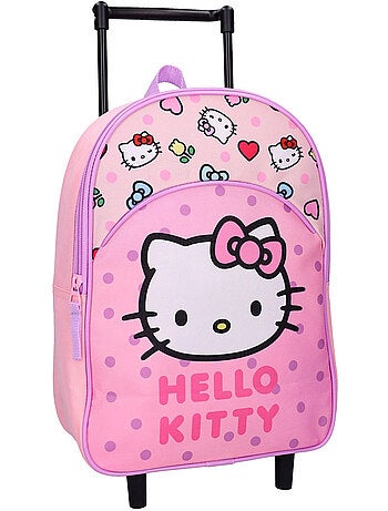 Rugzak op wieltjes – 'Hello Kitty' – Kawai 33 cm