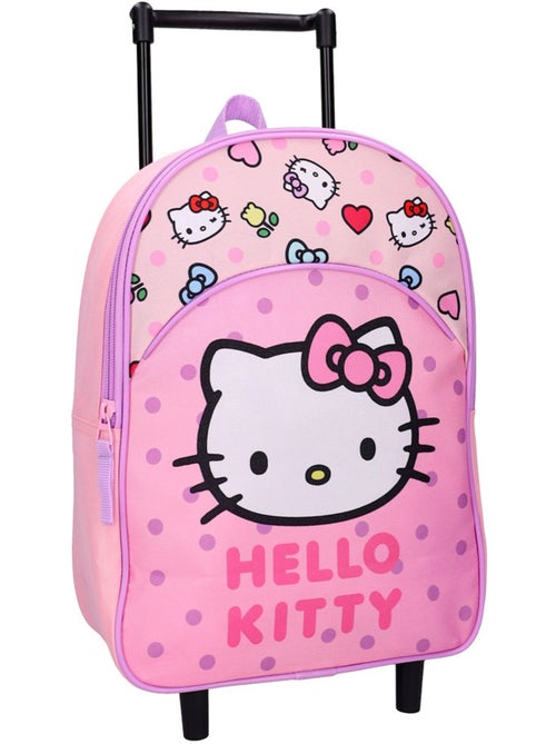 Rugzak op wieltjes – 'Hello Kitty' – Kawai 33 cm - Kiabi Rugzak op wieltjes – 'Hello Kitty' – Kawai 33 cm - Kiabi