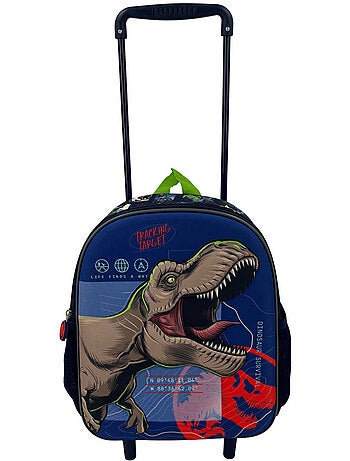Rugzak op wieltjes Jurassic World voorkant 3D gegoten synthetisch