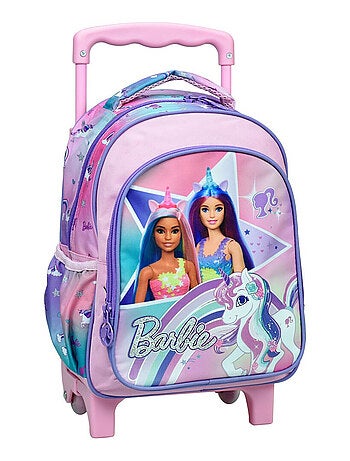 Rugzak op wieltjes kinderen - Eenhoorn Barbie - Compact