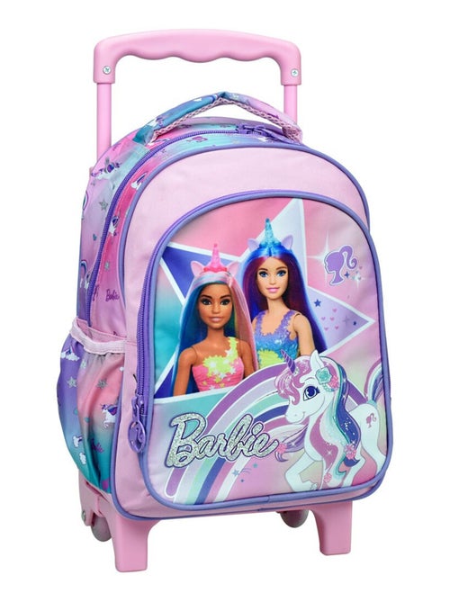 Rugzak op wieltjes kinderen - Eenhoorn Barbie - Compact - Kiabi Rugzak op wieltjes kinderen - Eenhoorn Barbie - Compact - Kiabi