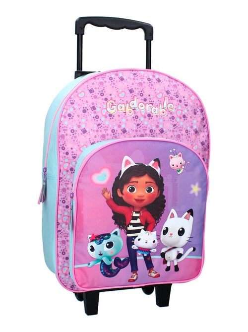 Rugzak op wieltjes kinderen - Print Gabby's poppenhuis - Gabdorable - Kiabi