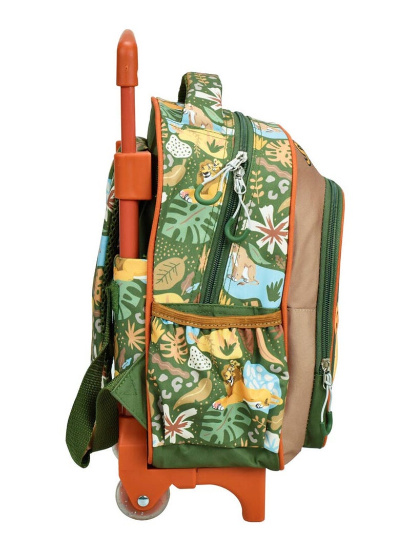 Rugzak op wieltjes kinderen - Roi Leeuw Simba - Licentie Disney Multicolor - Kiabi