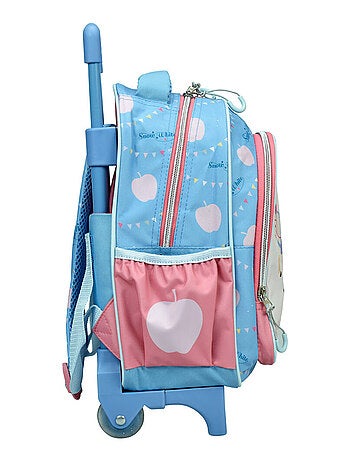 Rugzak op wieltjes kinderen - Wit Neige - Licentie Disney
