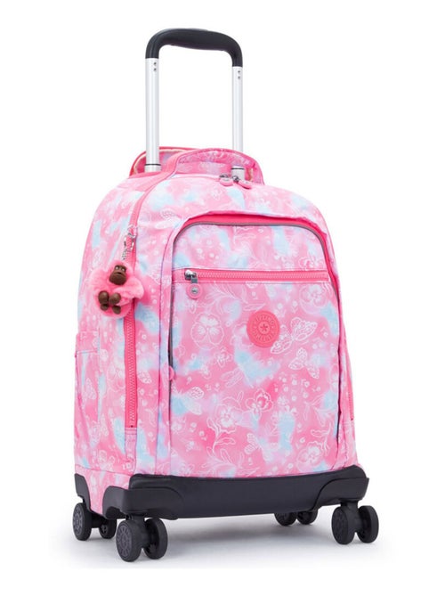 Rugzak op wieltjes Kipling NEW ZEA 50 cm - Hoogwaardig (Garden Clouds) - Kiabi