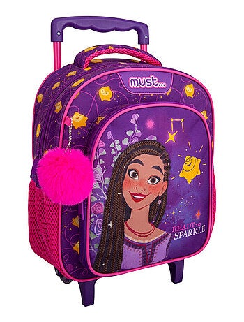 Rugzak op wieltjes kleuterschool - Disney Asha Wish - Compact