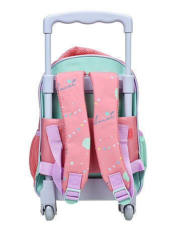 Rugzak op wieltjes kleuterschool - Licentie Disney Princess Ariel - Compact