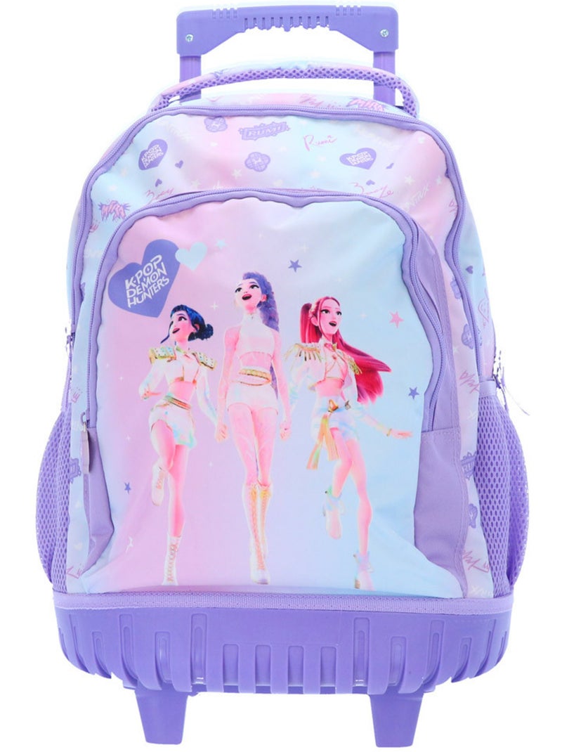 Rugzak op wieltjes – 'kpop demon hunters' – love 43 cm Multicolor - Kiabi