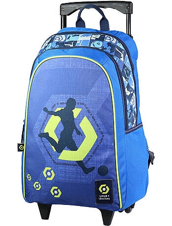 Rugzak op wieltjes Ligue 1 Bagtrotter 45 cm polyester 2 vakken met ritssluiting