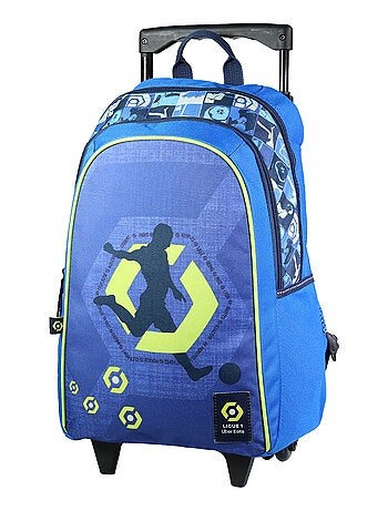 Rugzak op wieltjes Ligue 1 Bagtrotter 45 cm polyester 2 vakken met ritssluiting