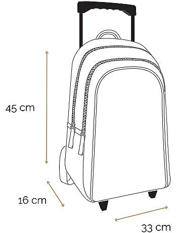 Rugzak op wieltjes – Lili Lou Kat 45 cm